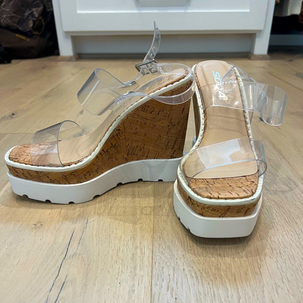 Soda Platform Cork Wedge, 5.5
